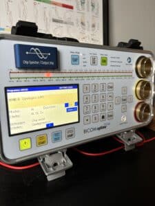 Bicom Optima met op het scherm het programma Opvliegers, bij Leemkuil Energie & Balans